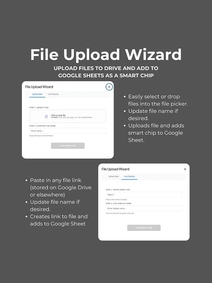 File Upload Utility (Google Sheets) product image (1)