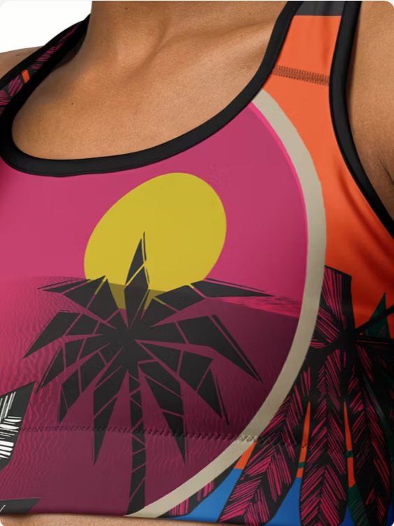 Tropical vision-Sports Bra product image (5)