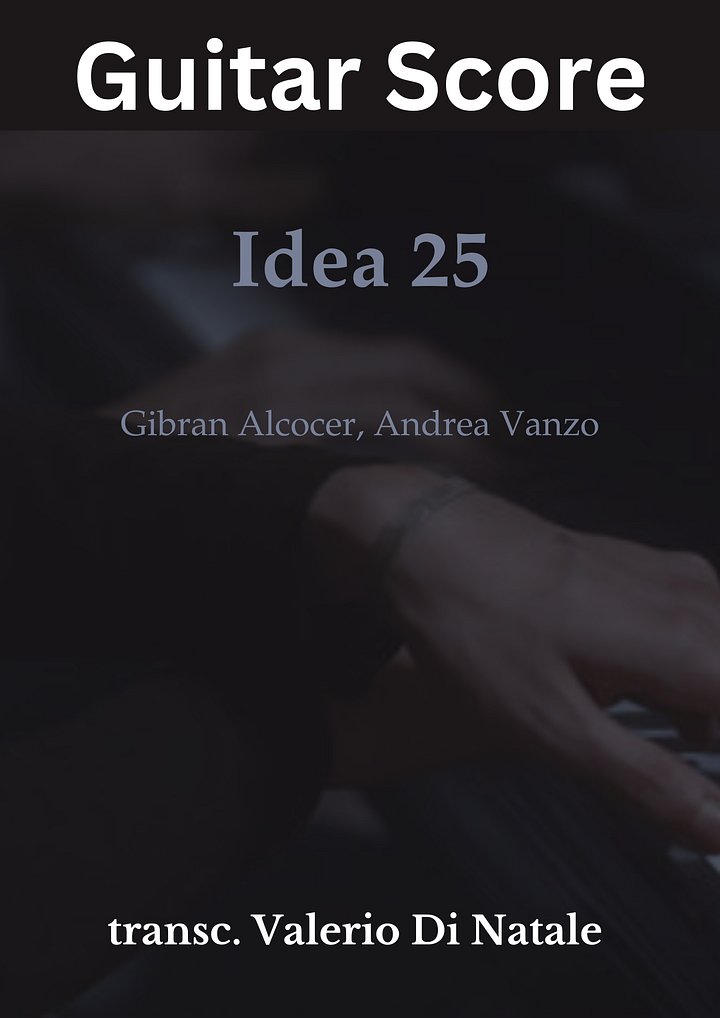 Idea 25 by Gibran Alcocer, Andrea Vanzo product image (1)
