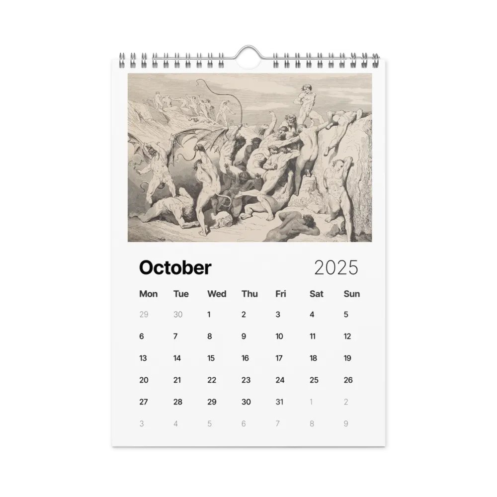 INFERNO 2025 calendar! product image (11)