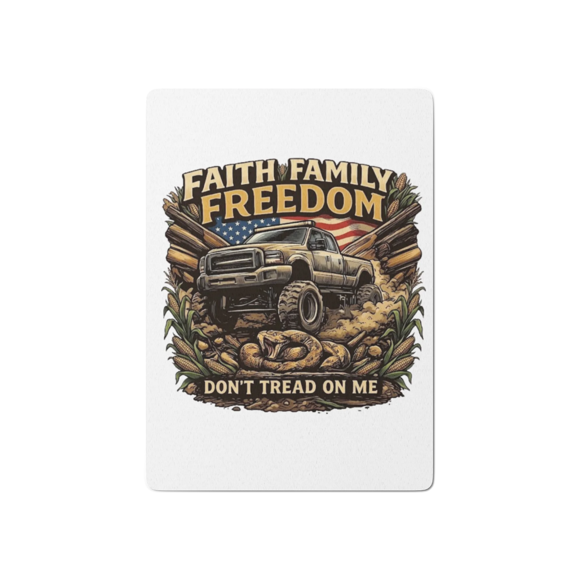 Faith • Family • Freedom Poker Deck product image (1)
