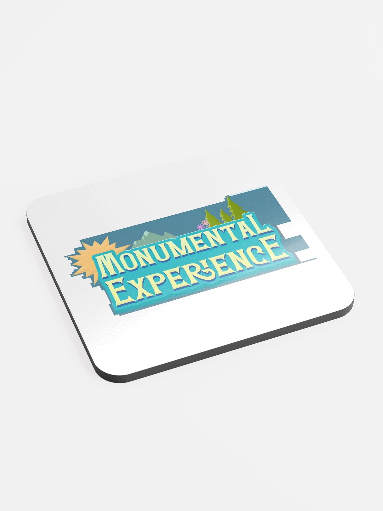 Monumental Experience Glossed Cork Coaster product image (2)