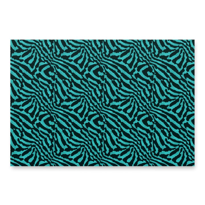 Teal Zebra Paper Sheets product image (2)