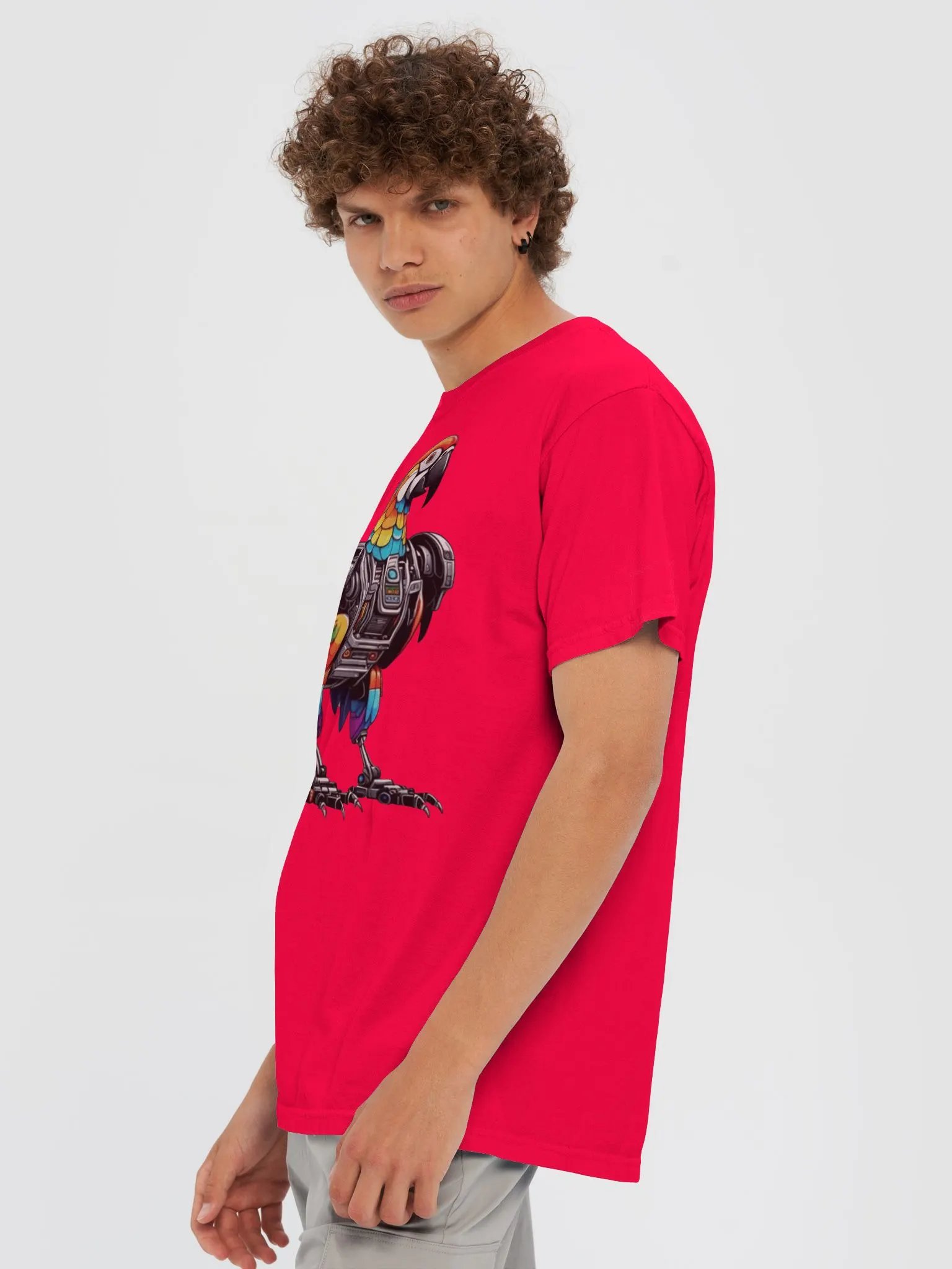Macaw Robot T Shirt product image (78)
