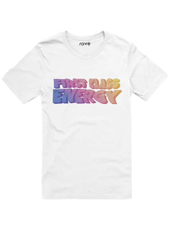 First Class Energy Tee, White product image (1)