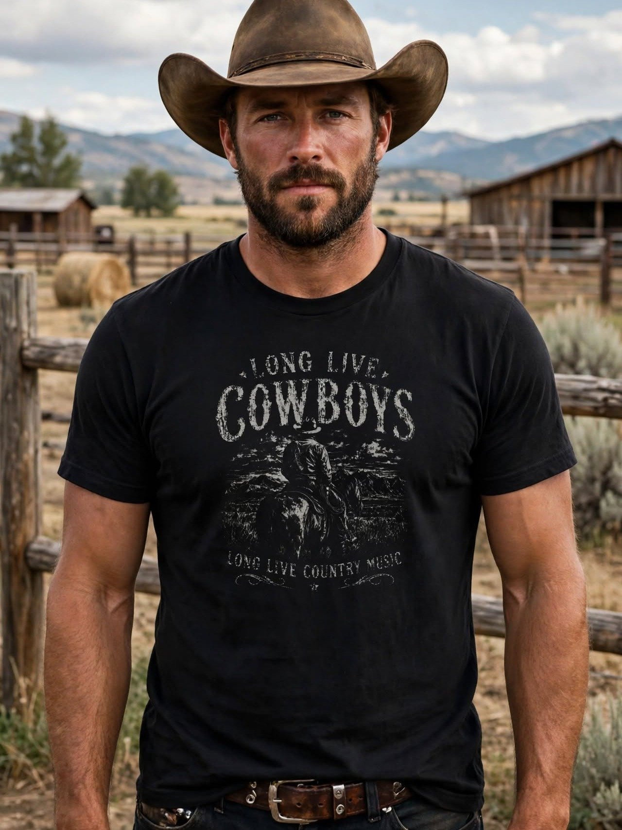 Long Live Cowboys Western Tee product image (2)