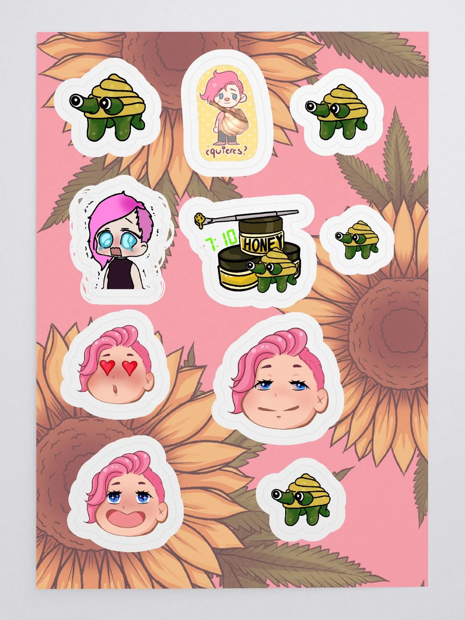 Emote Sticker Sheet product image (3)