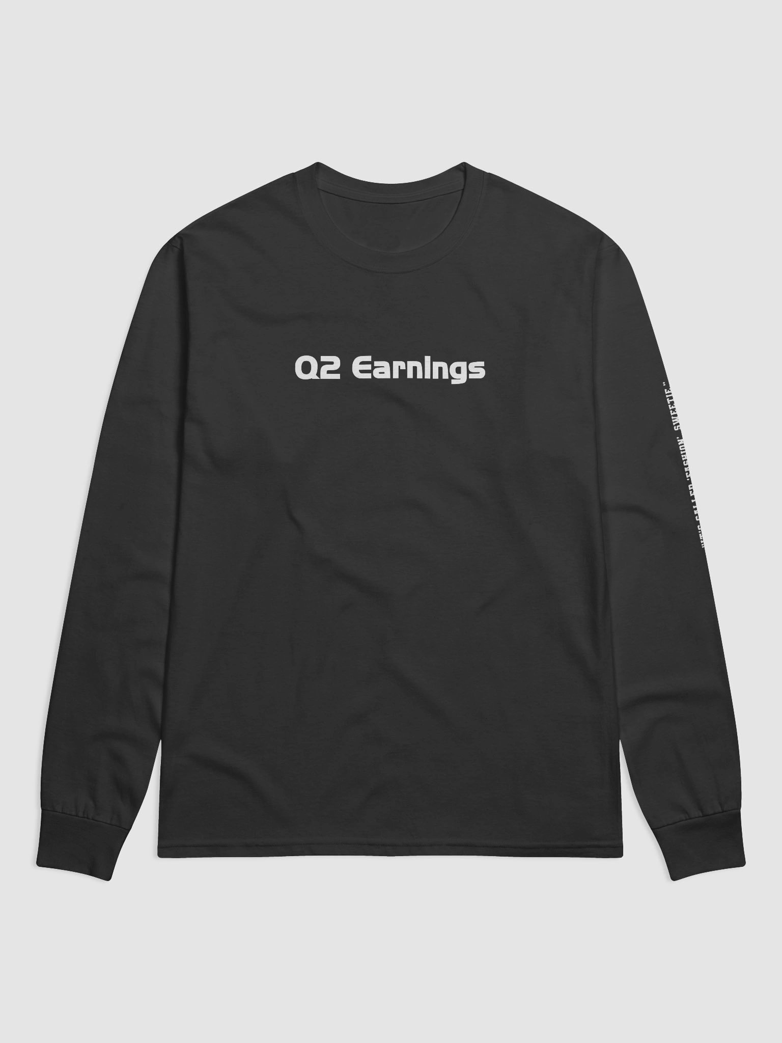 Q2 Earnings | White | Unisex Sweater product image (3)
