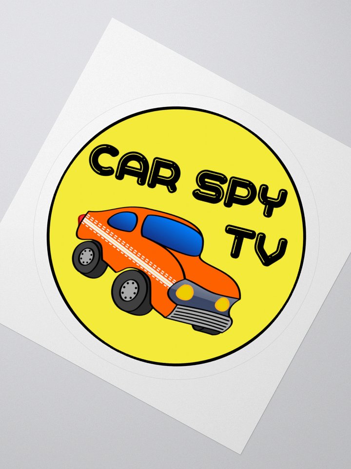Sticky Sticker: CarSpyTV Logo product image (5)