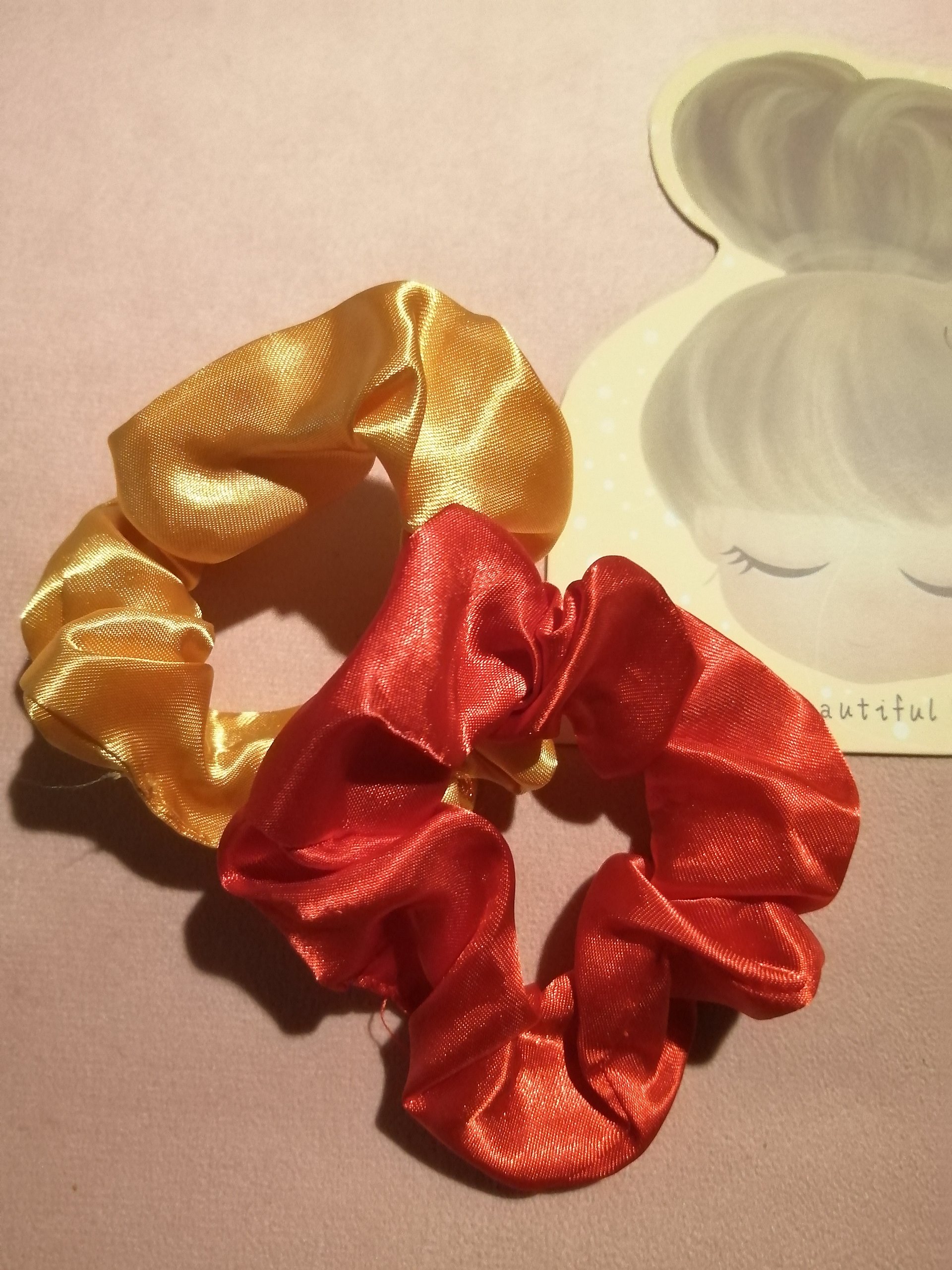 2 Handmade Satin Scrunchies product image (2)