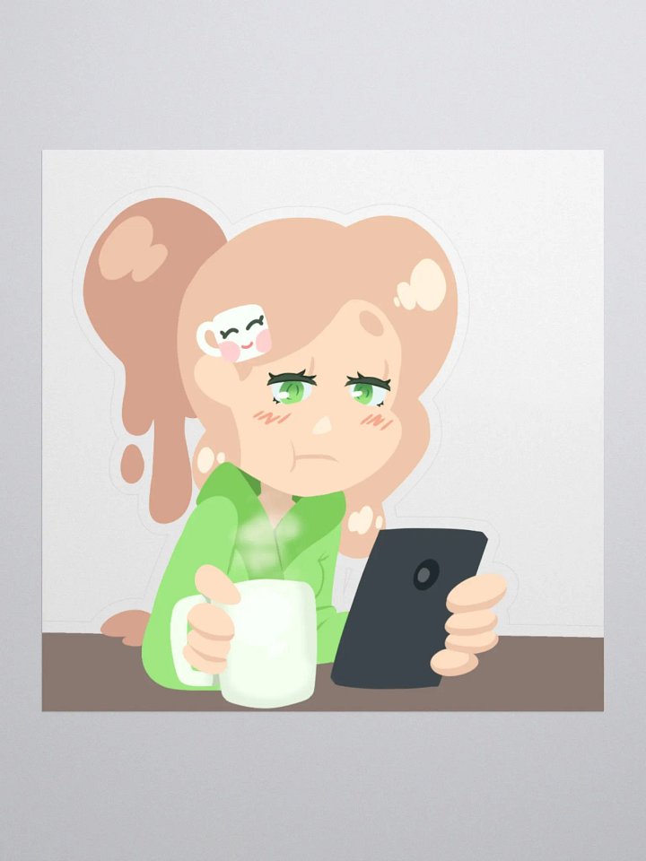 Monday Meg Sticker product image (1)