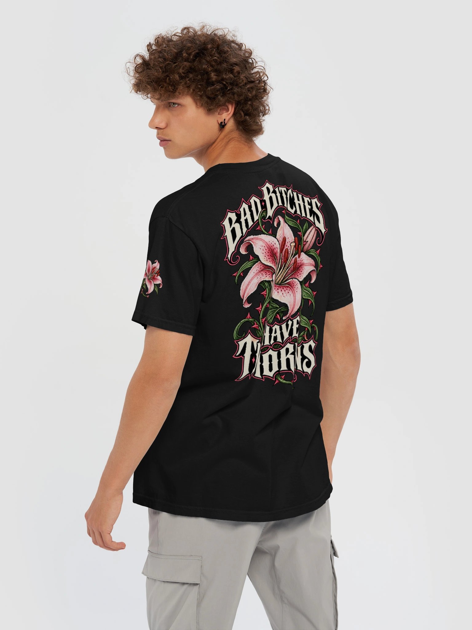 Bad Bitches Have Thorns Heavyweight Tee product image (10)