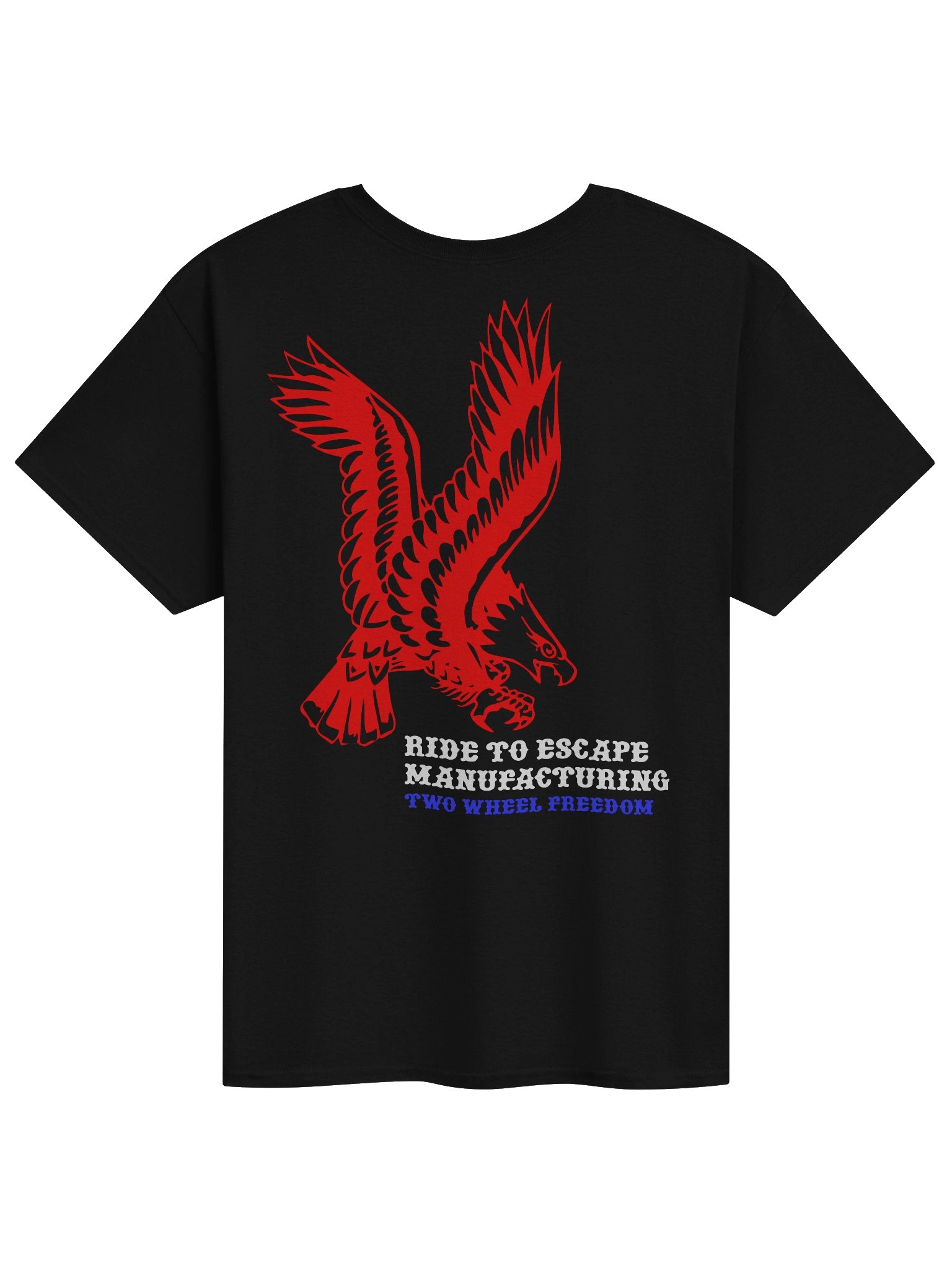 TWO WHEEL FREEDOM RED/WHITE/BLUE TEE product image (4)