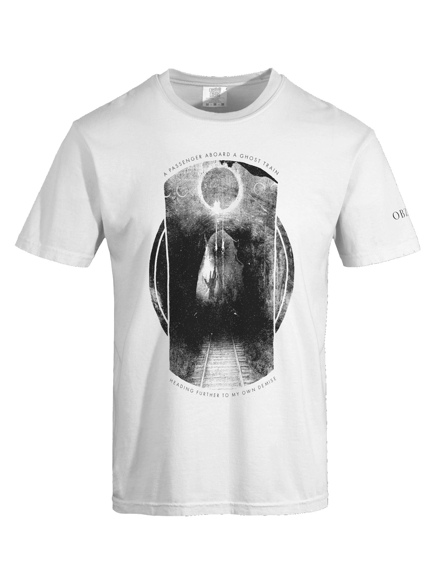 ghost train WHITE TEE product image (7)