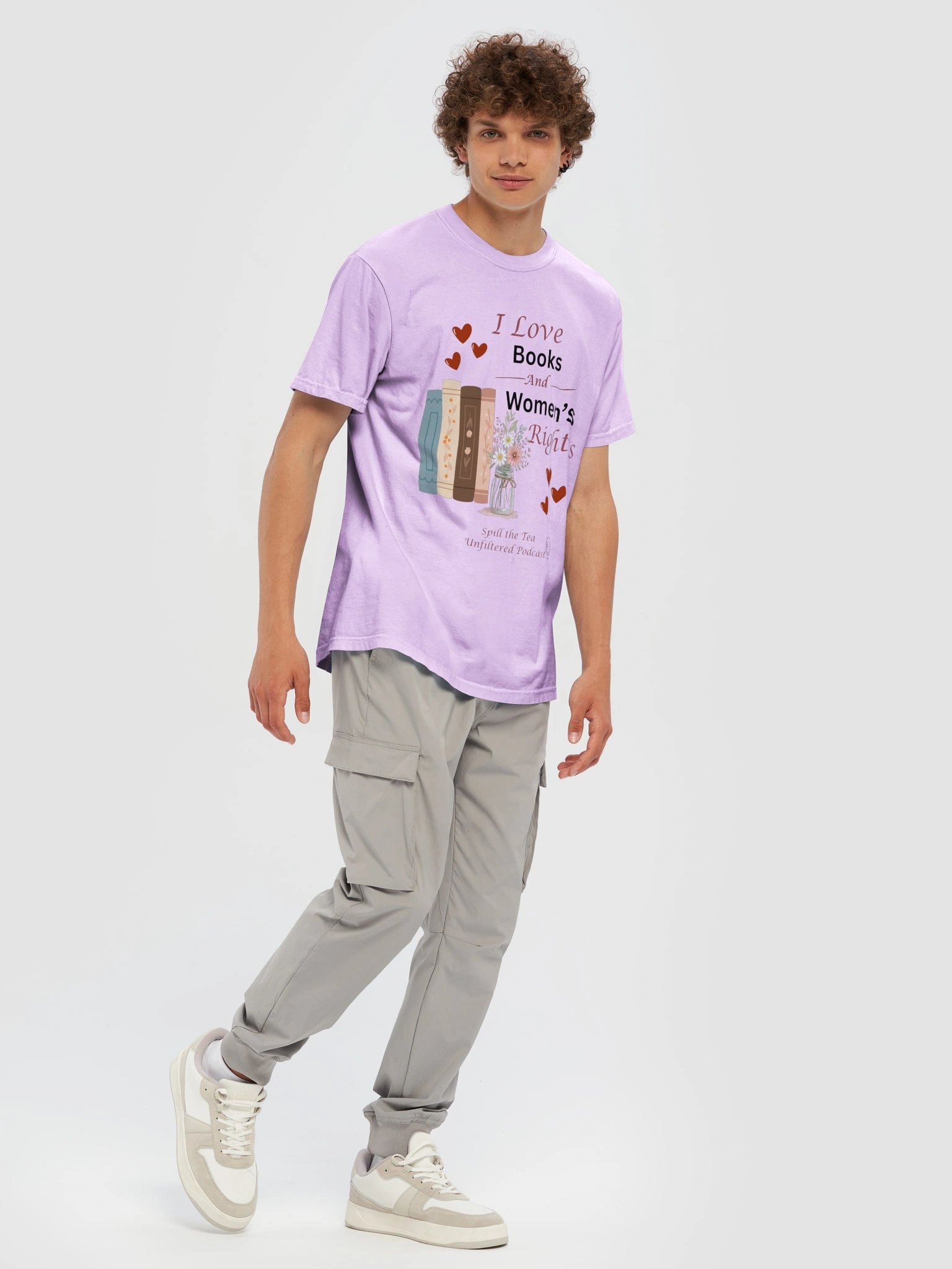 I Love Books and Women’s Rights Tee product image (31)