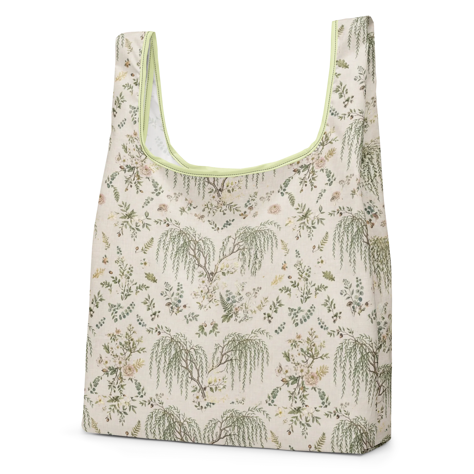 Muted Floral Willow Shopping Bag product image (2)