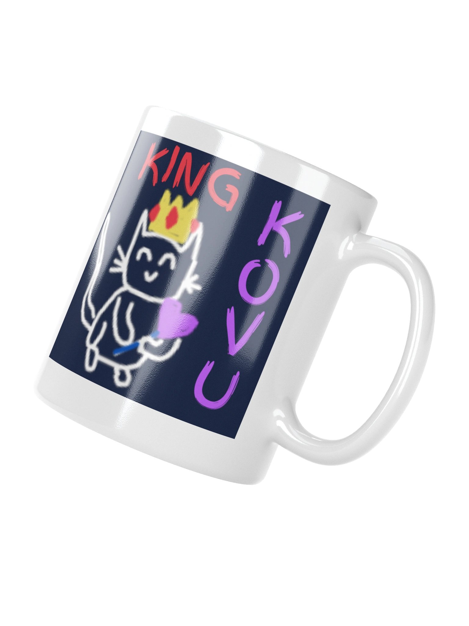 freaking cute cup with the king on it product image (10)