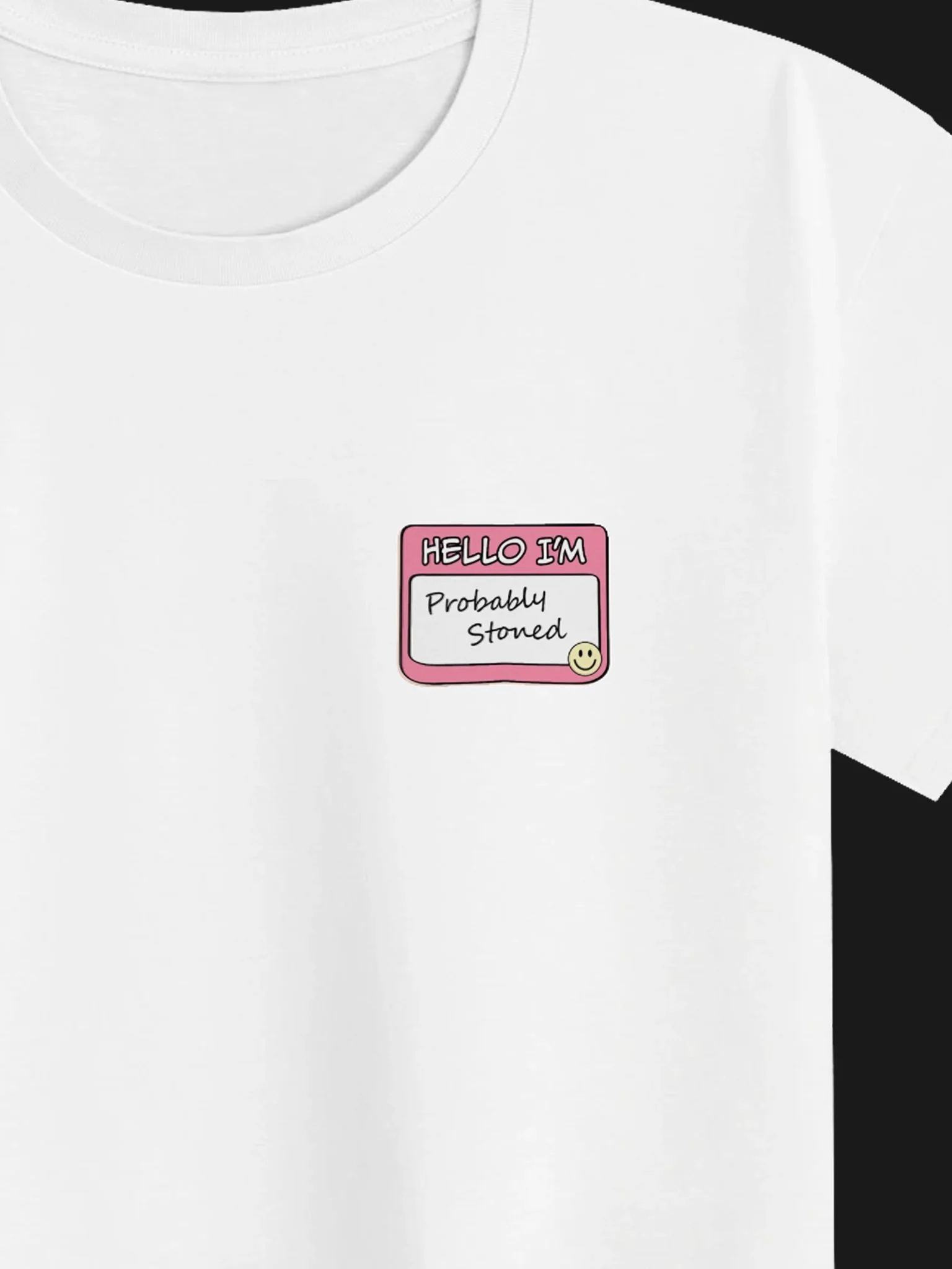 Hello I'm Probably Stoned Women's Relaxed Crop Top product image (1)