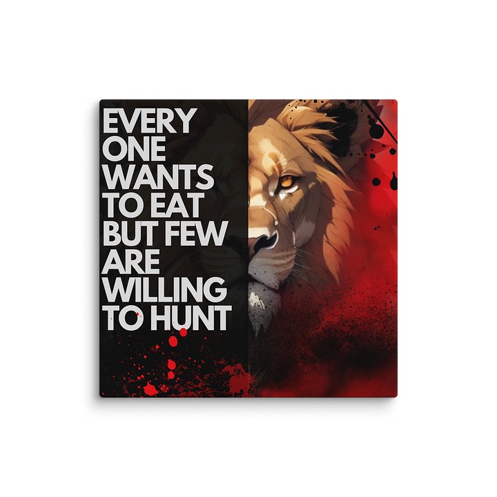 Willing To Hunt Canvas Wall Art product image (2)