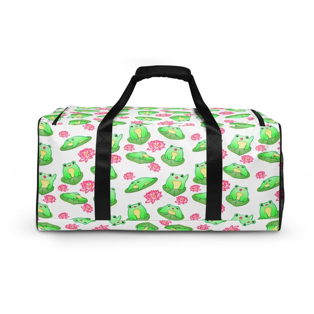 Kawaii Froggie Duffle Bag product image (4)