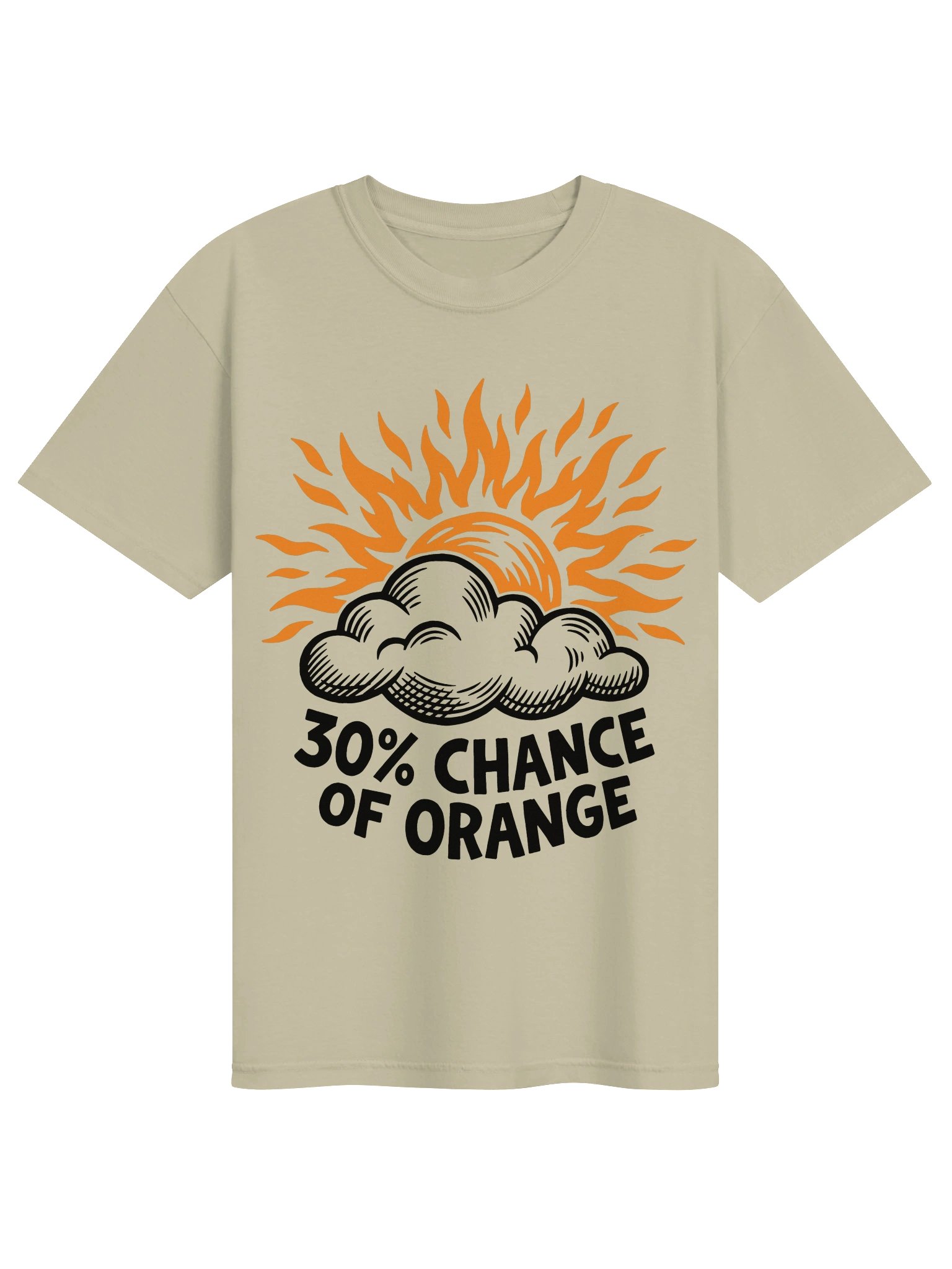 30% Chance of Orange Sunrise Tee product image (2)