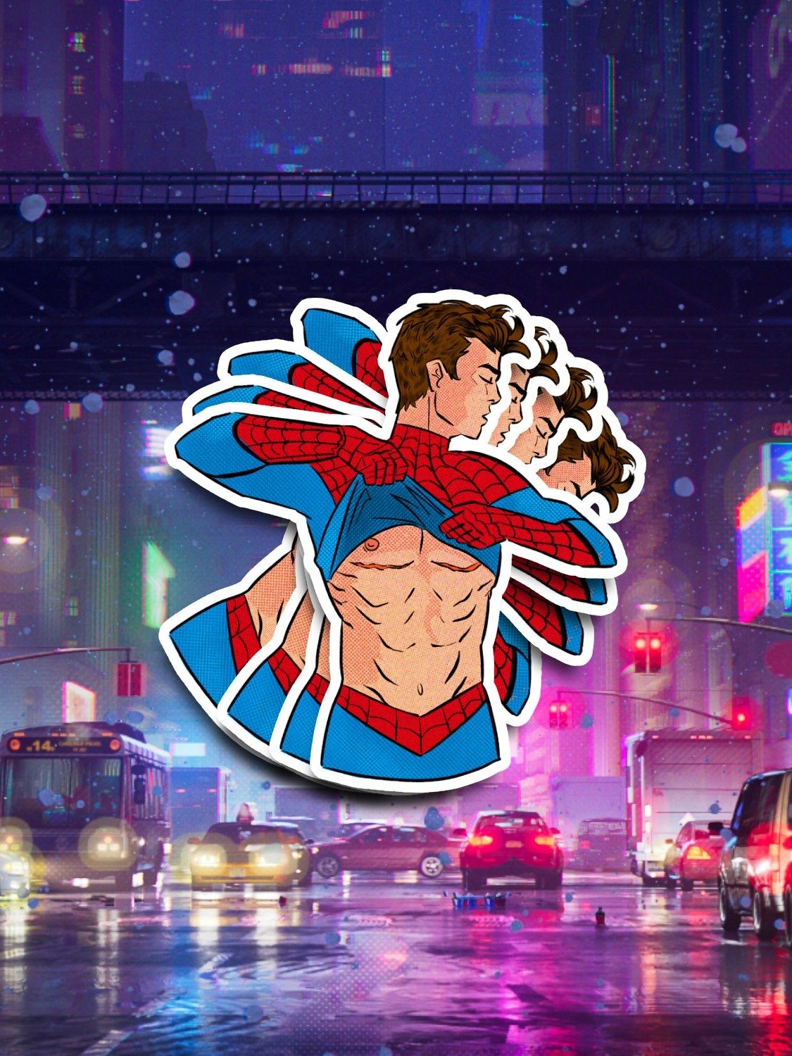 Transmasc Spider Boy Sticker product image (3)