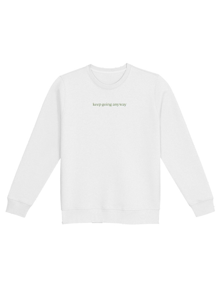 keep going anyway - white/matcha product image (2)