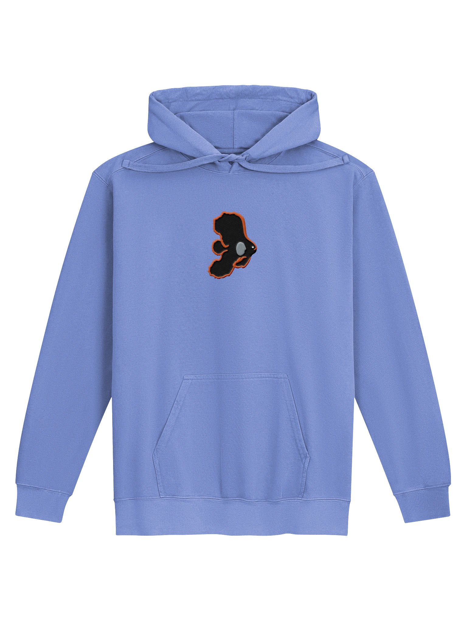 Juvenile Black Batfish Embroidered Hoodie | Platax pinnatus Aquarium Fish Hoodie | Saltwater Reef Apparel product image (13)