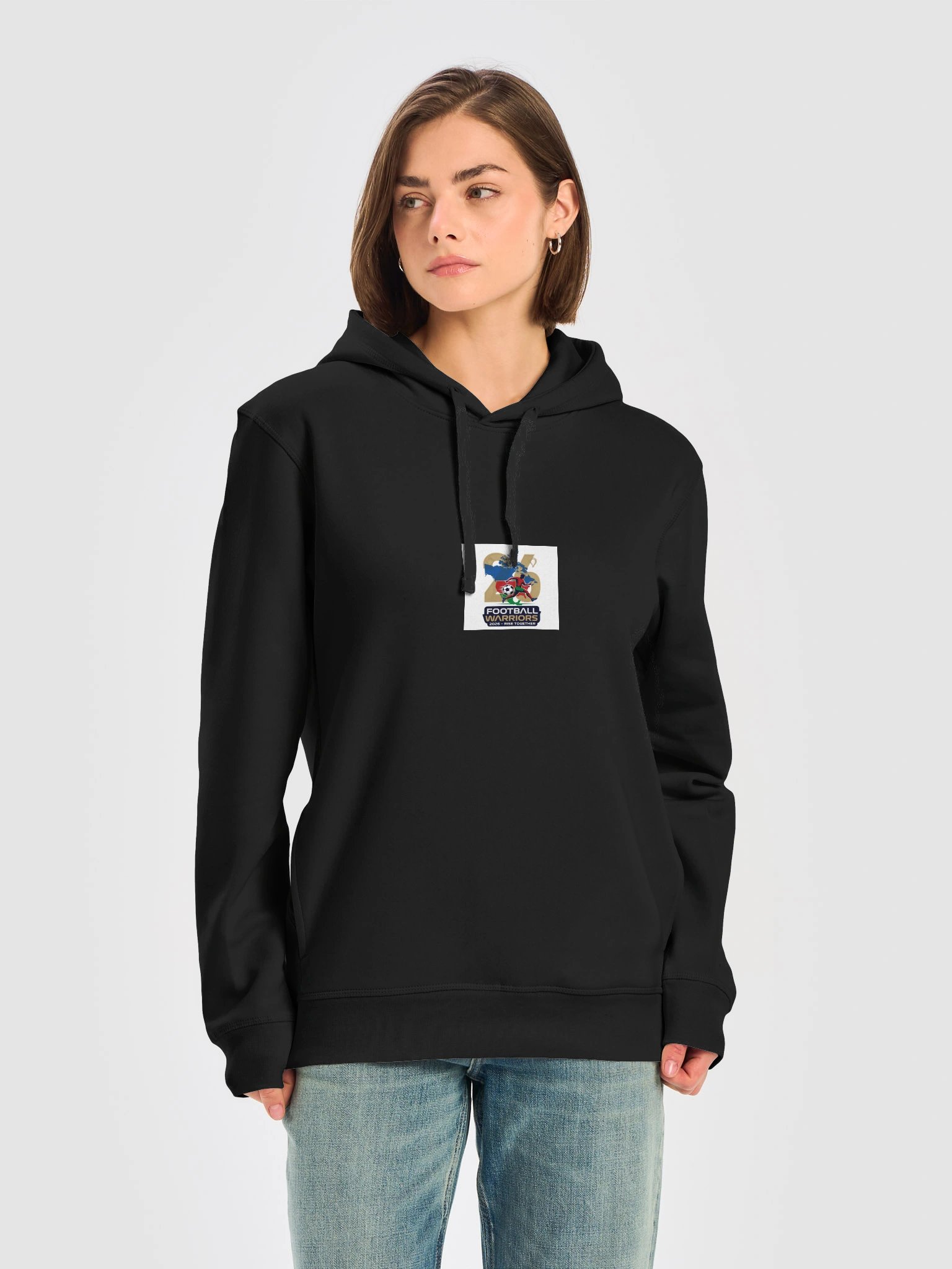 Unisex Organic Side Pocket Hoodie Football Warrior 2026 product image (21)