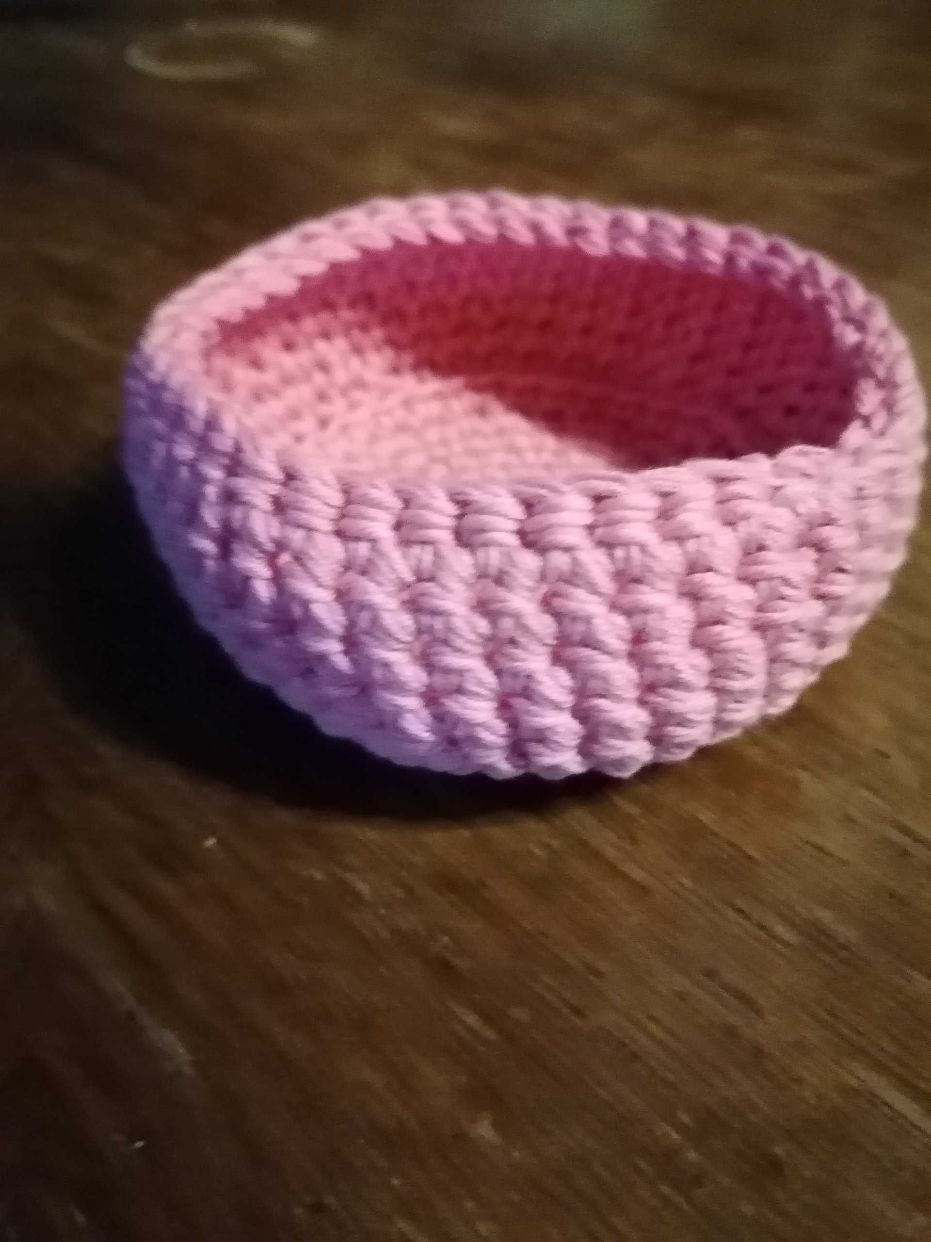 Cute little handmade basket - Crochet product image (2)