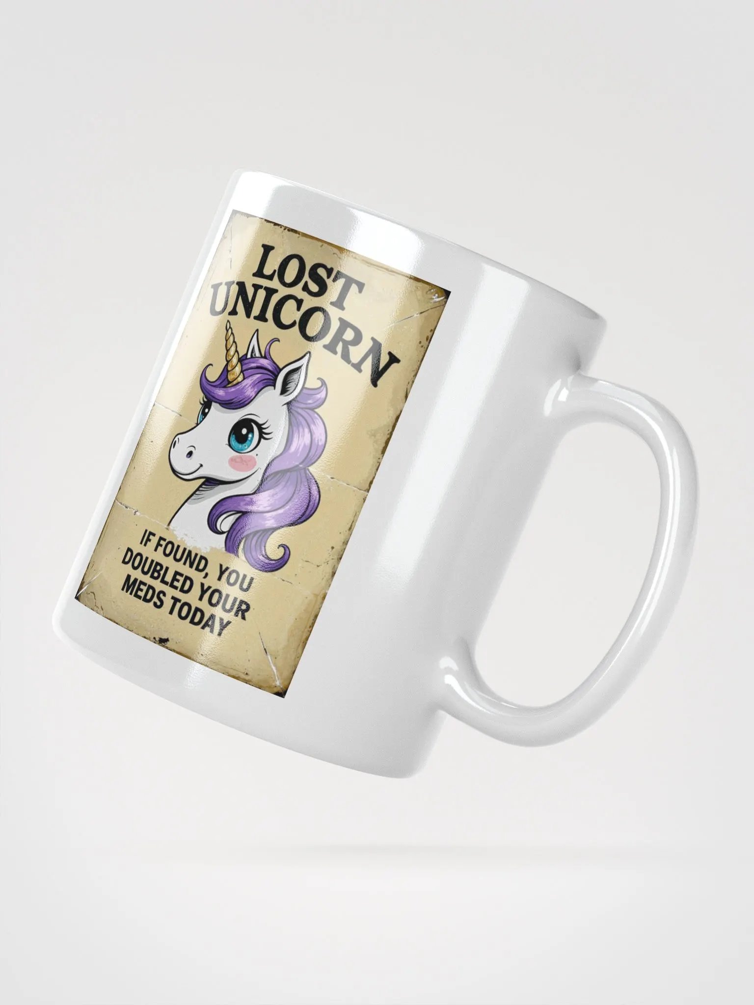 Lost Unicorn White Mug product image (5)