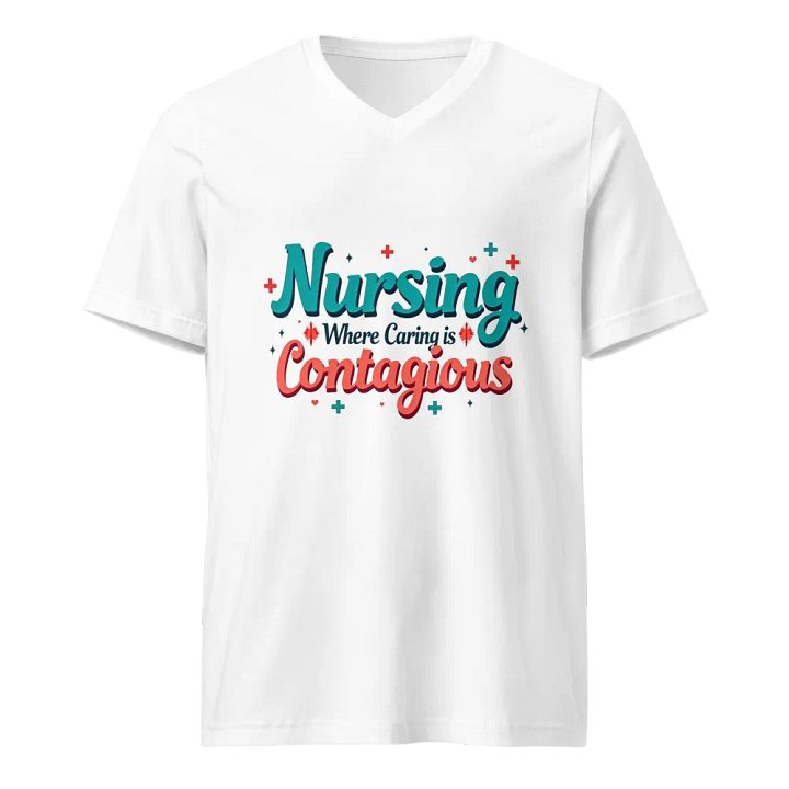 Contagious Care V-Neck Tee product image (1)