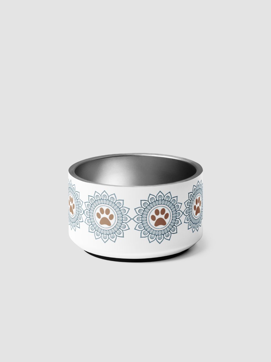 Yogi Warriors Mandala Paw Print Pet Bowl - 18 oz product image (8)