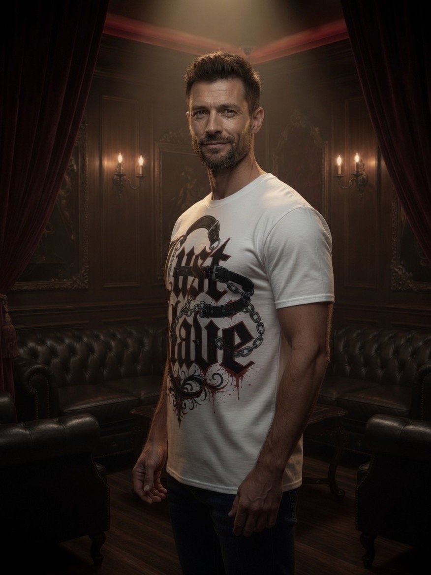 Lustsklave – Herren Statement T-Shirt für devote Männer product image (2)