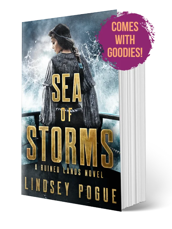 Sea of Storms, A Ruined Lands Novel (Signed Paperback) product image (1)