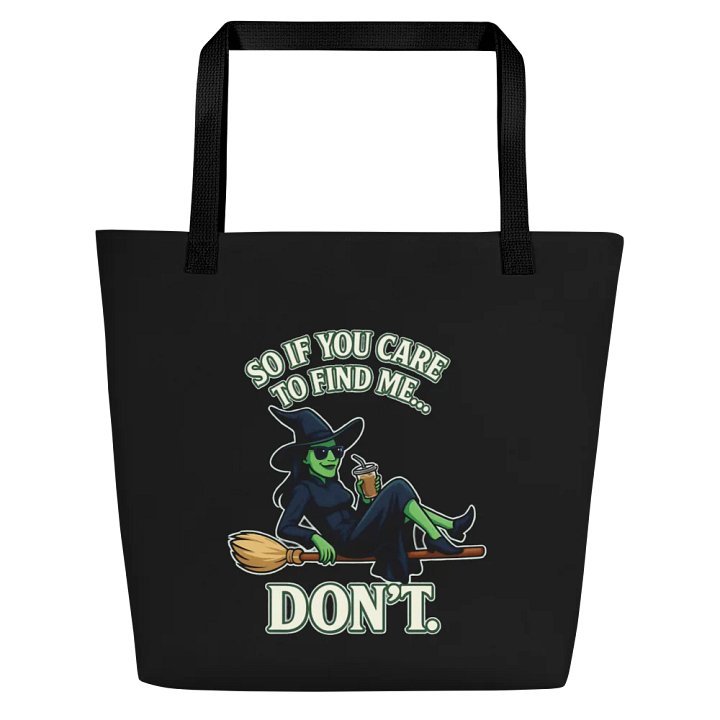 Wicked Witch Tote Bag – All-Over Print with Pocket – Broadway Gift Idea product image (1)