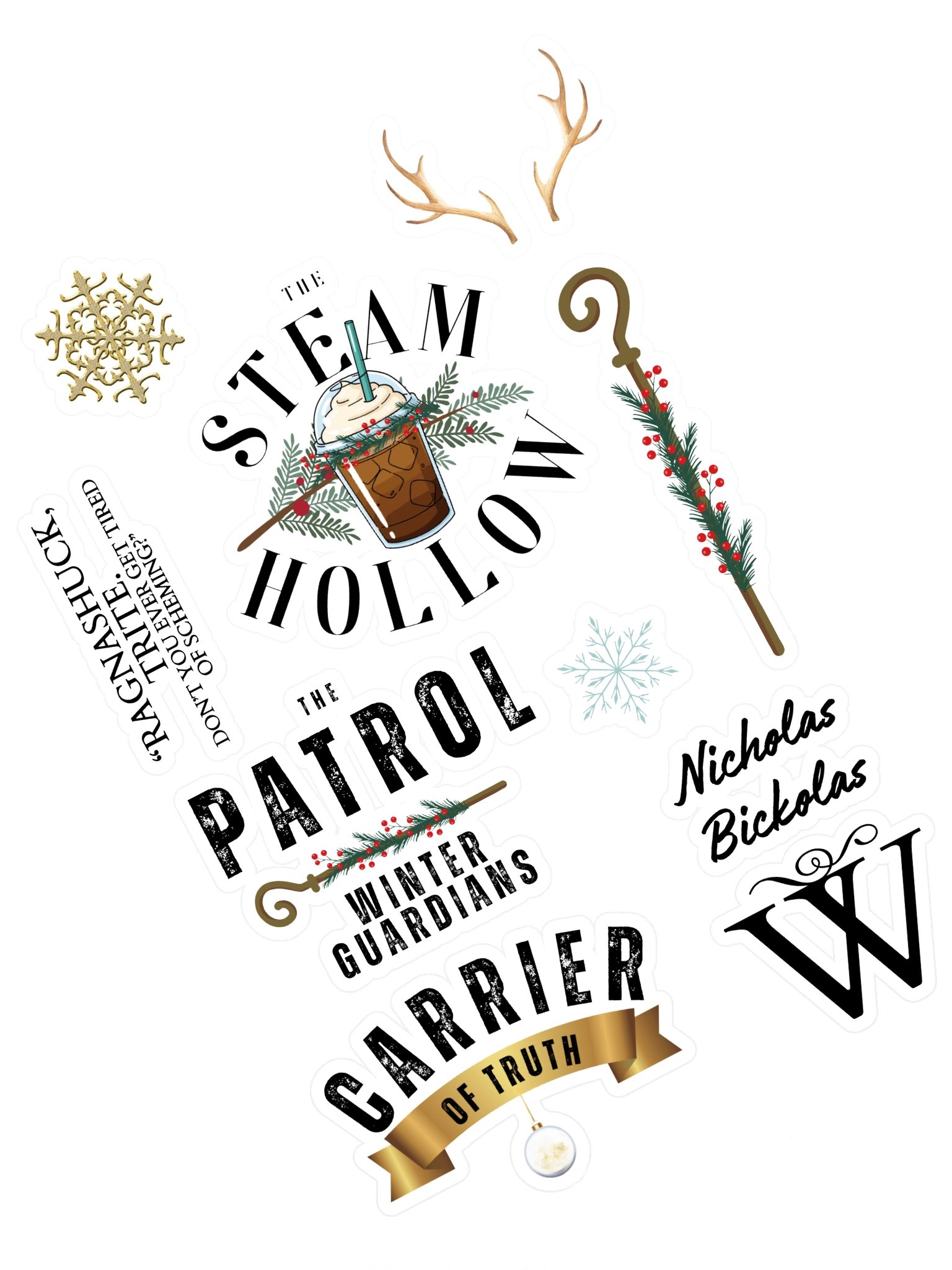 Winter Souls Sticker Sheet product image (1)