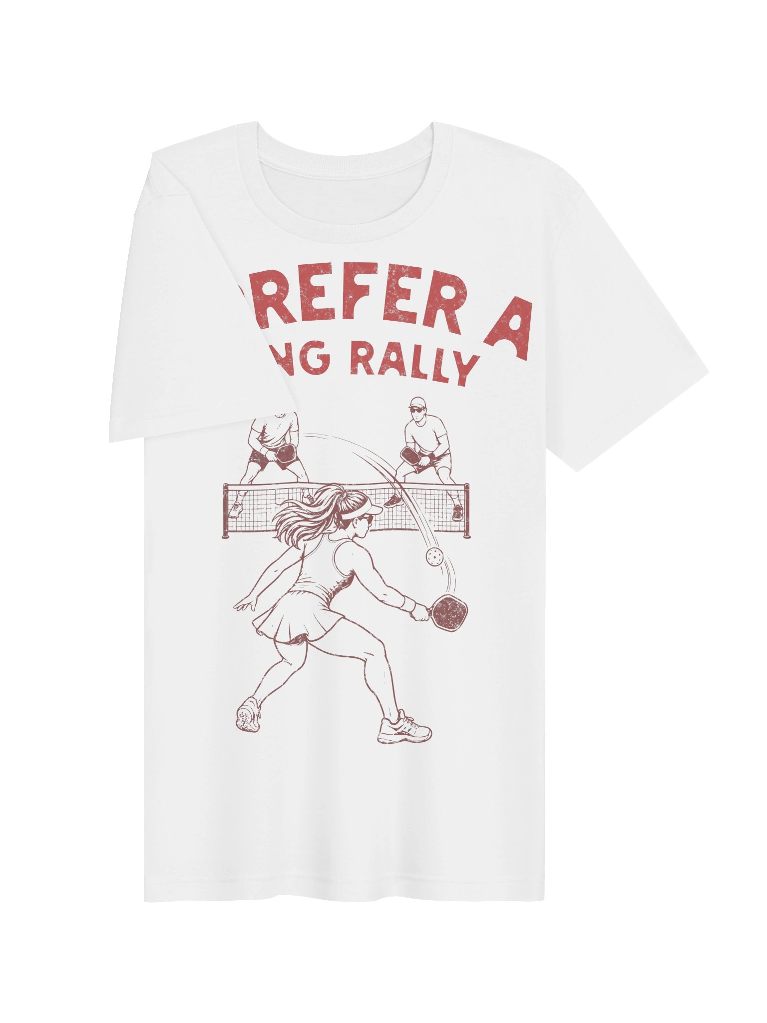 I Prefer a Long Rally Shirt – Funny Pickleball Tee product image (26)