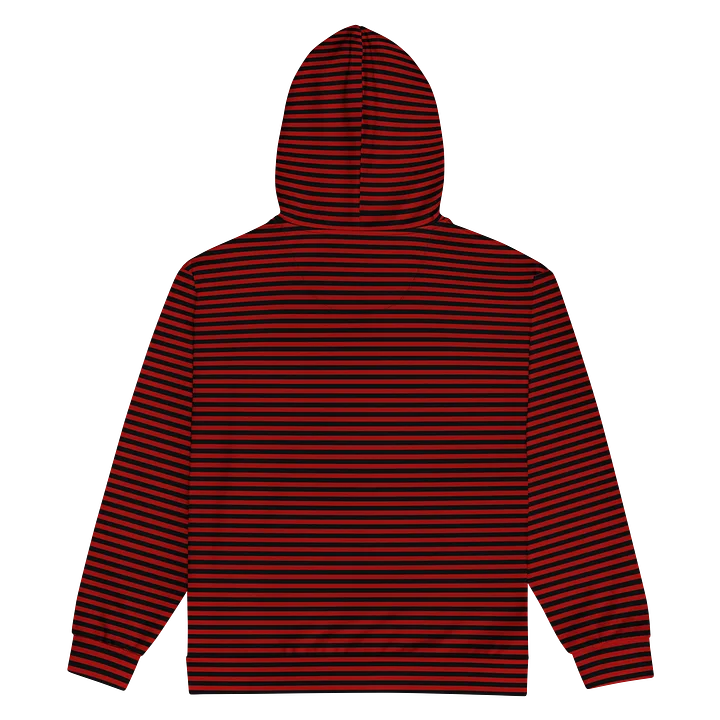 Blaque and Red Stripped Hoodie product image (2)