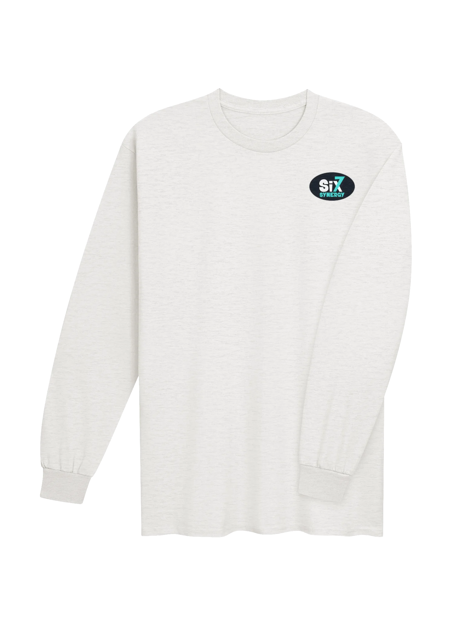 Adult Long-Sleeve Shirt - Very Light Gray product image (4)