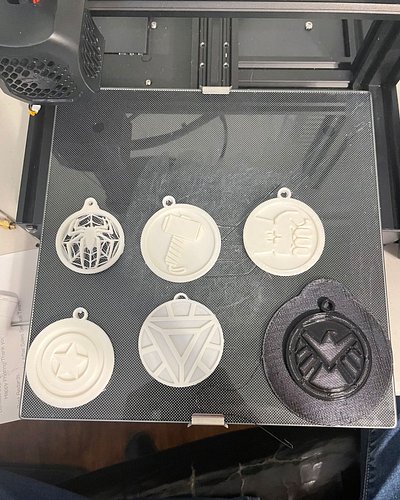 By the way my 3D printer is working and I made some things with it.