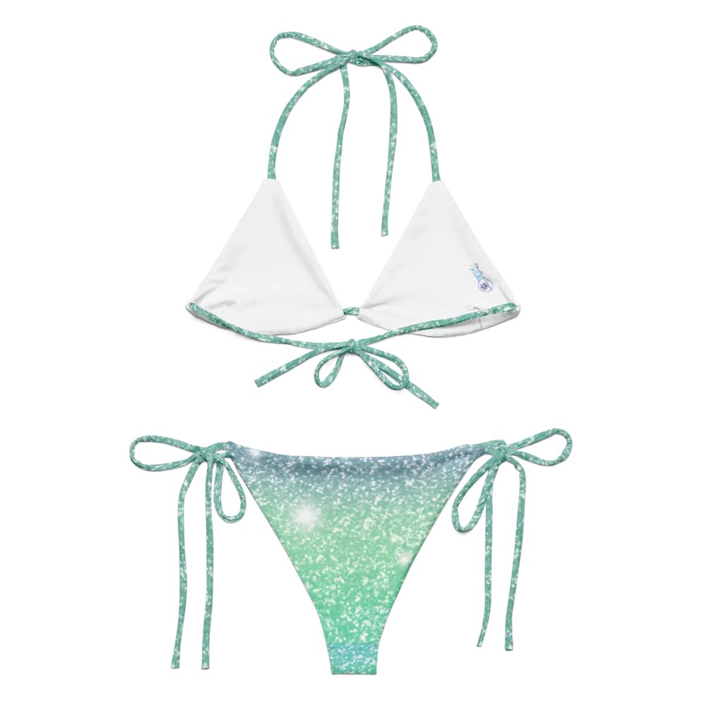 Glitter Unicorn Texture Design String Bikini (8) product image (2)