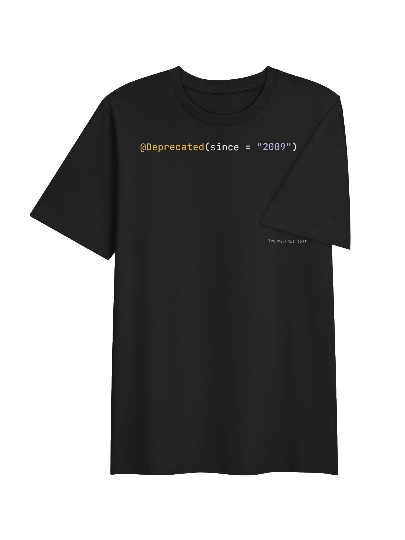 @Deprecated(since = "2009") tee product image (8)