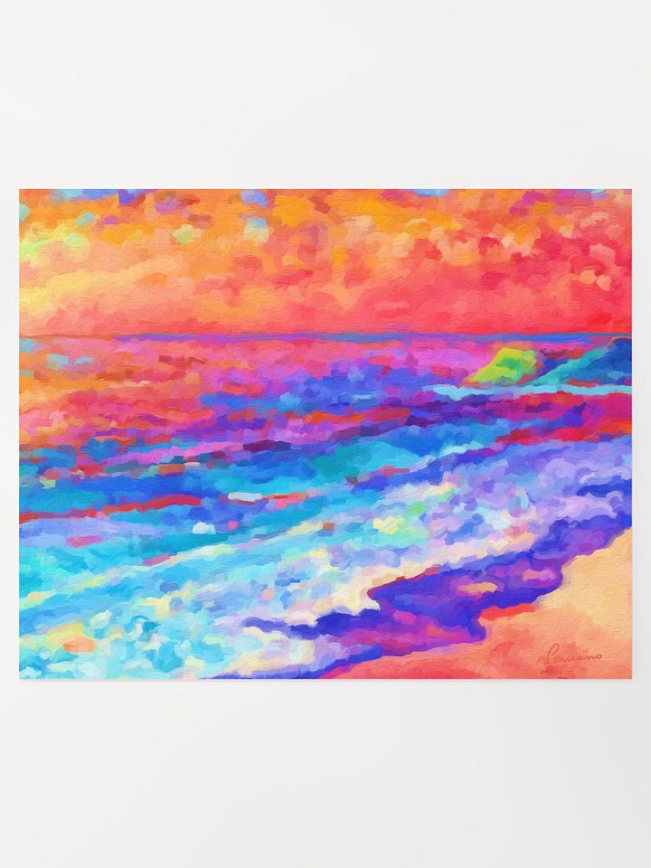 Sunset in Red Poster product image (1)