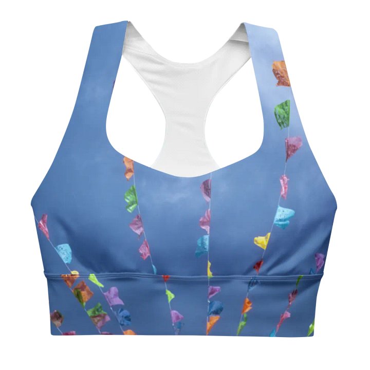 Papel Picado Recycled Sports Bra product image (1)