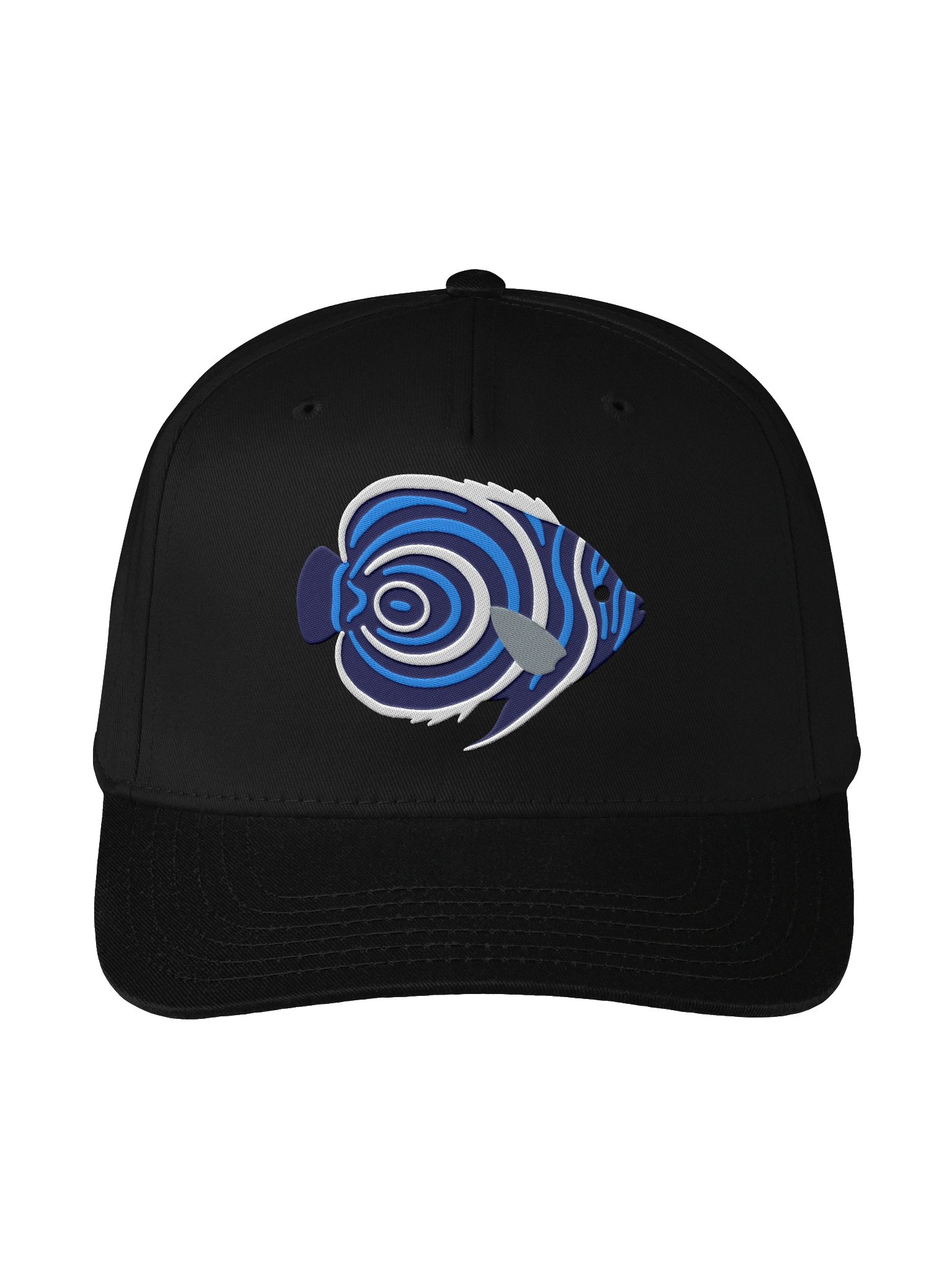 Juvenile Emperor Angelfish Mid-Profile Baseball Cap (Embroidered) for Reef and Marine Aquarium Lovers product image (1)