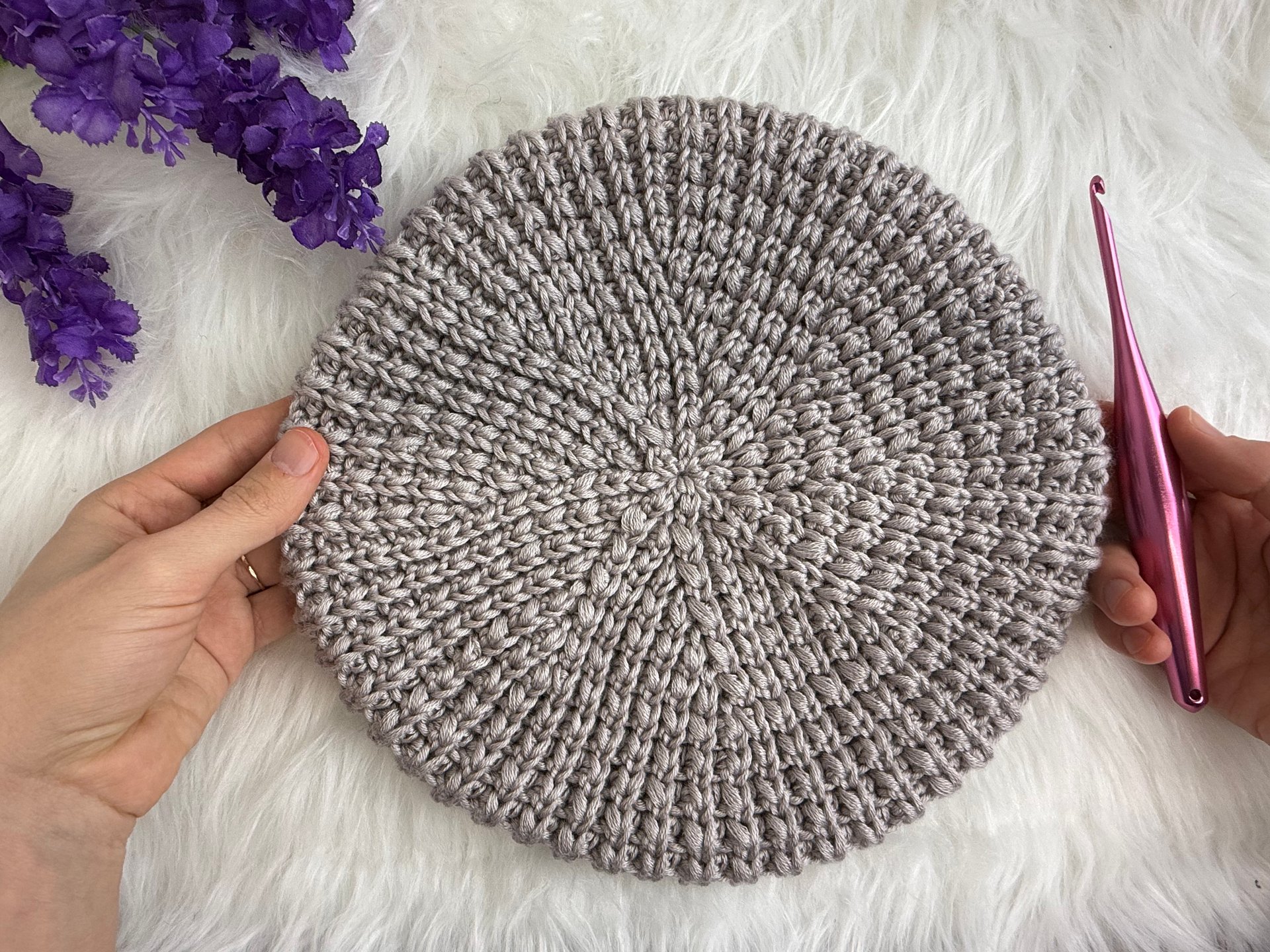 Crochet Classic Beret Pattern product image (5)