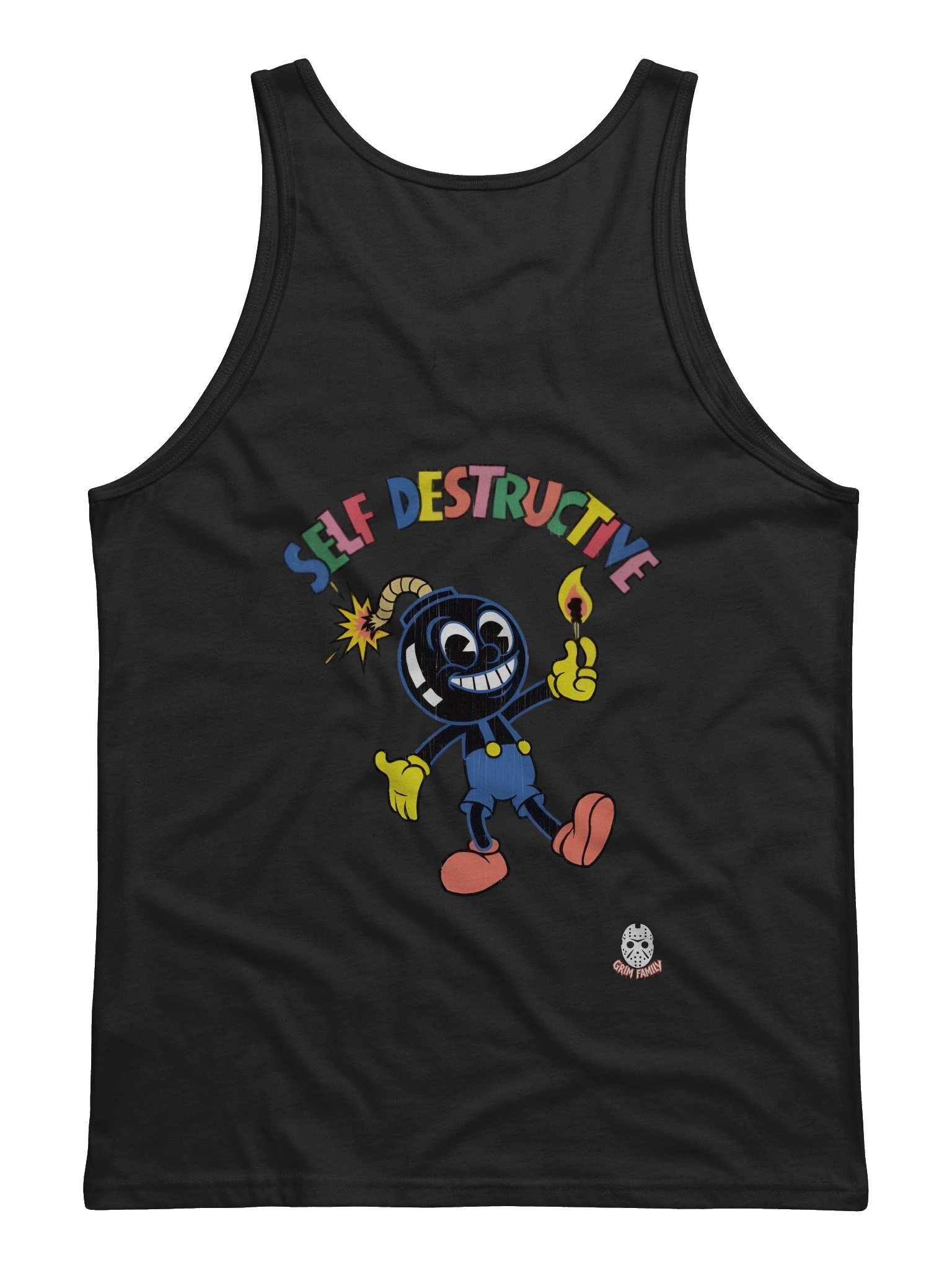 GRIMFAM – THE SELF-DESTRUCTIVE TANKTOP/SINGLET #1 product image (2)