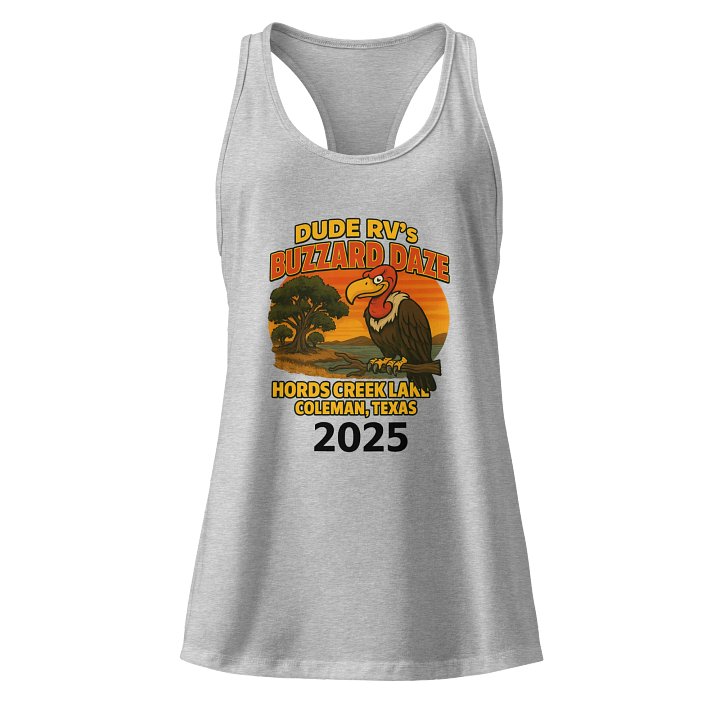 Womens Racerback tankj Buzzard Daze 2025 product image (3)