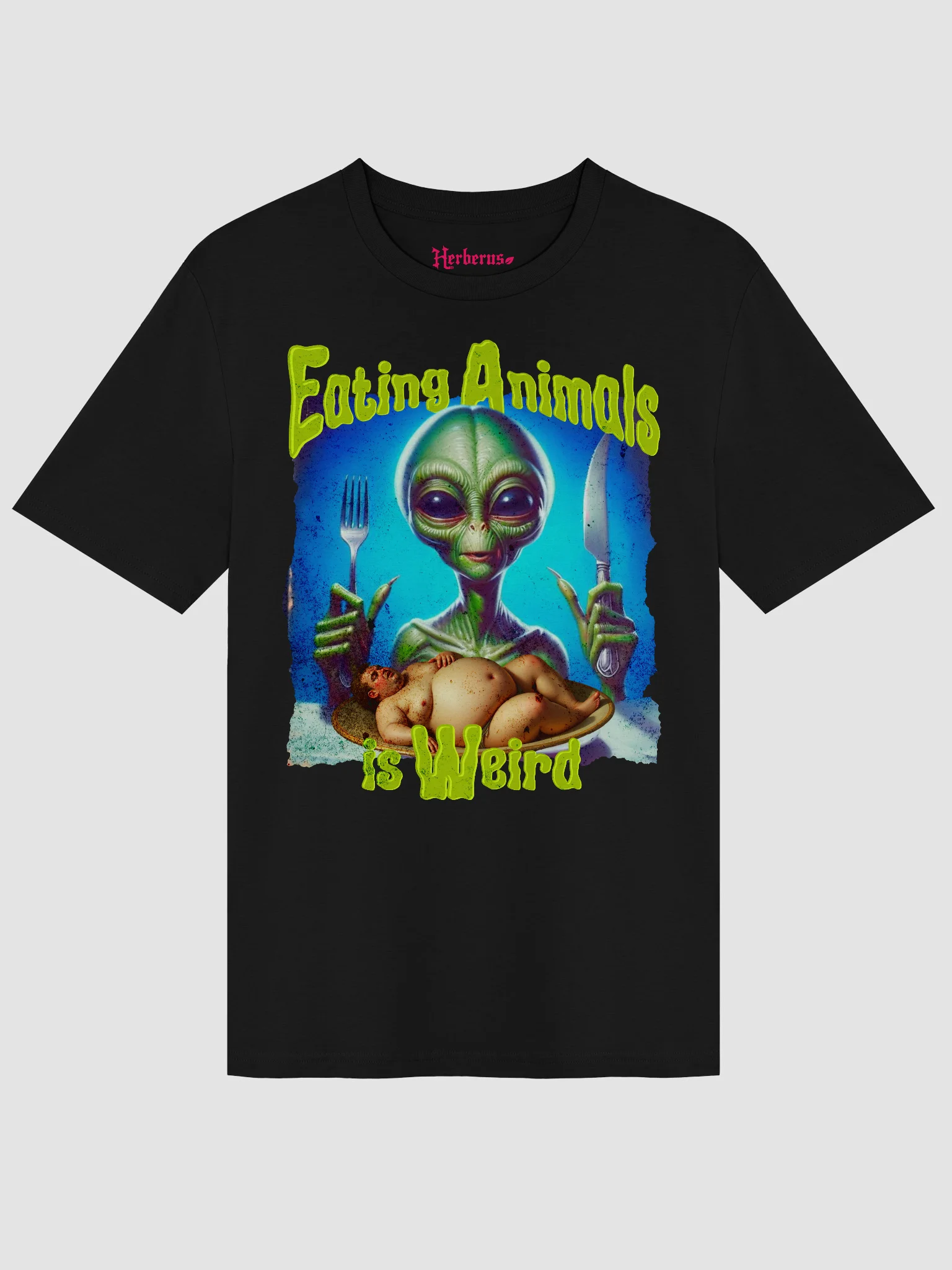 Eating Animals Is Weird Tee product image (4)
